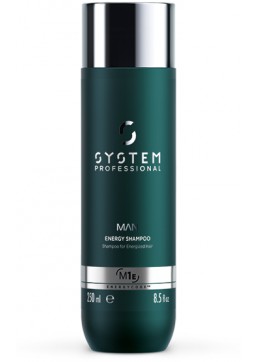 Wella System Professional Man Energy Shampoo - 250 ml